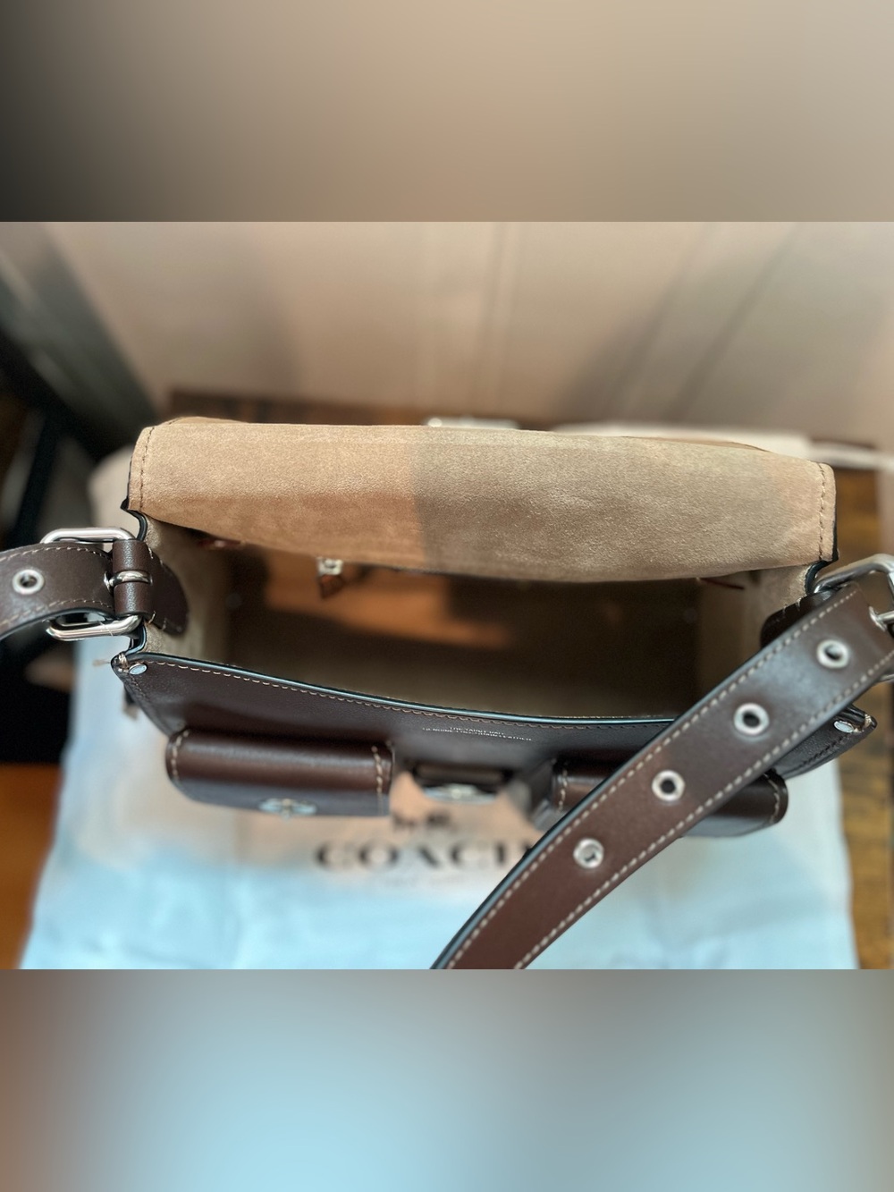 Coach Soft Tabby Cargo Bag in Maple NWT’s - Picture 9 of 11